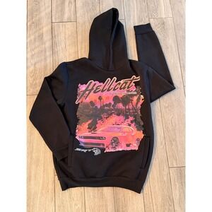 Reason X‎ Dodge Challenger Hellcat Hoodie Sweatshirt Mens L Limited Edition